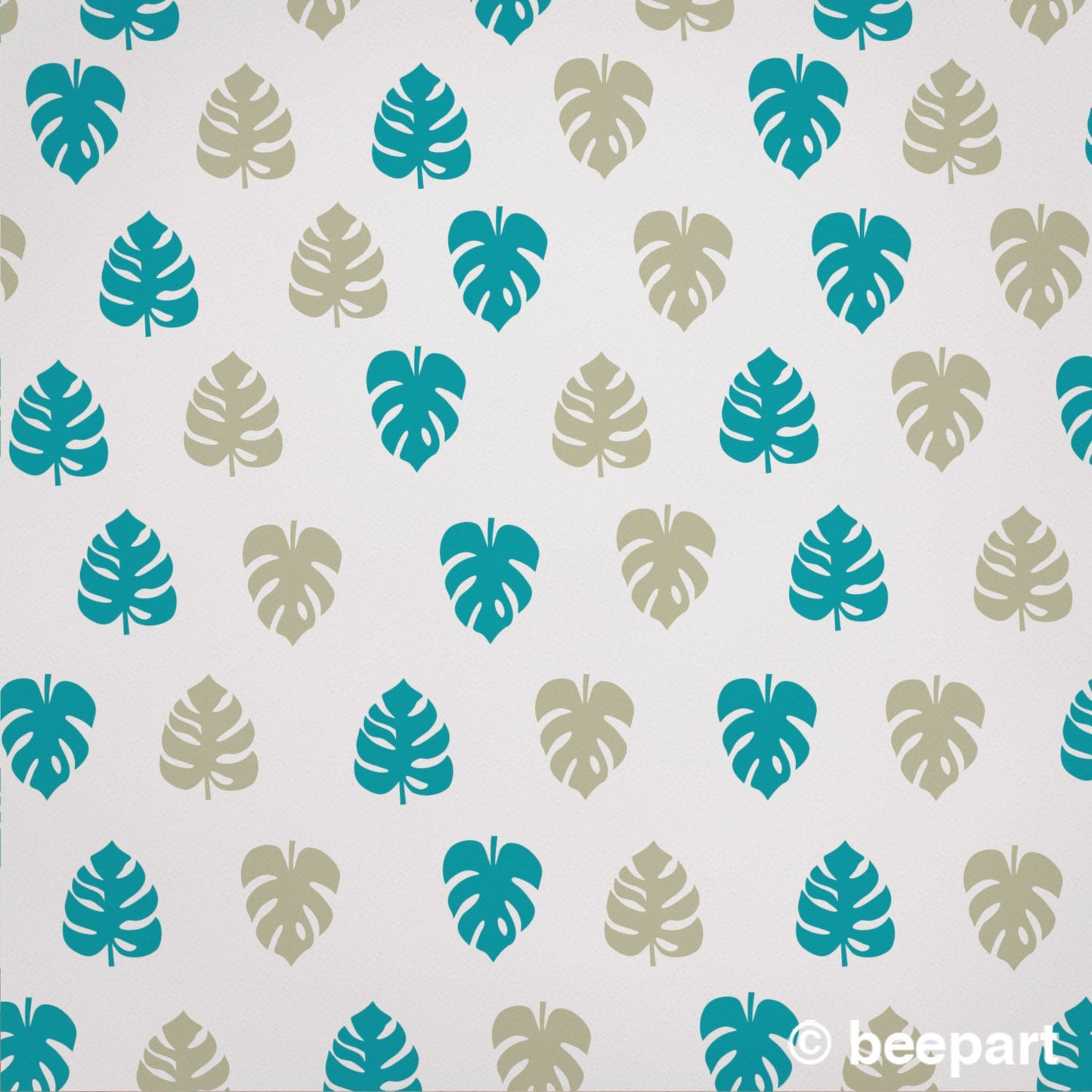 Monstera Leaf Wall Decal Set