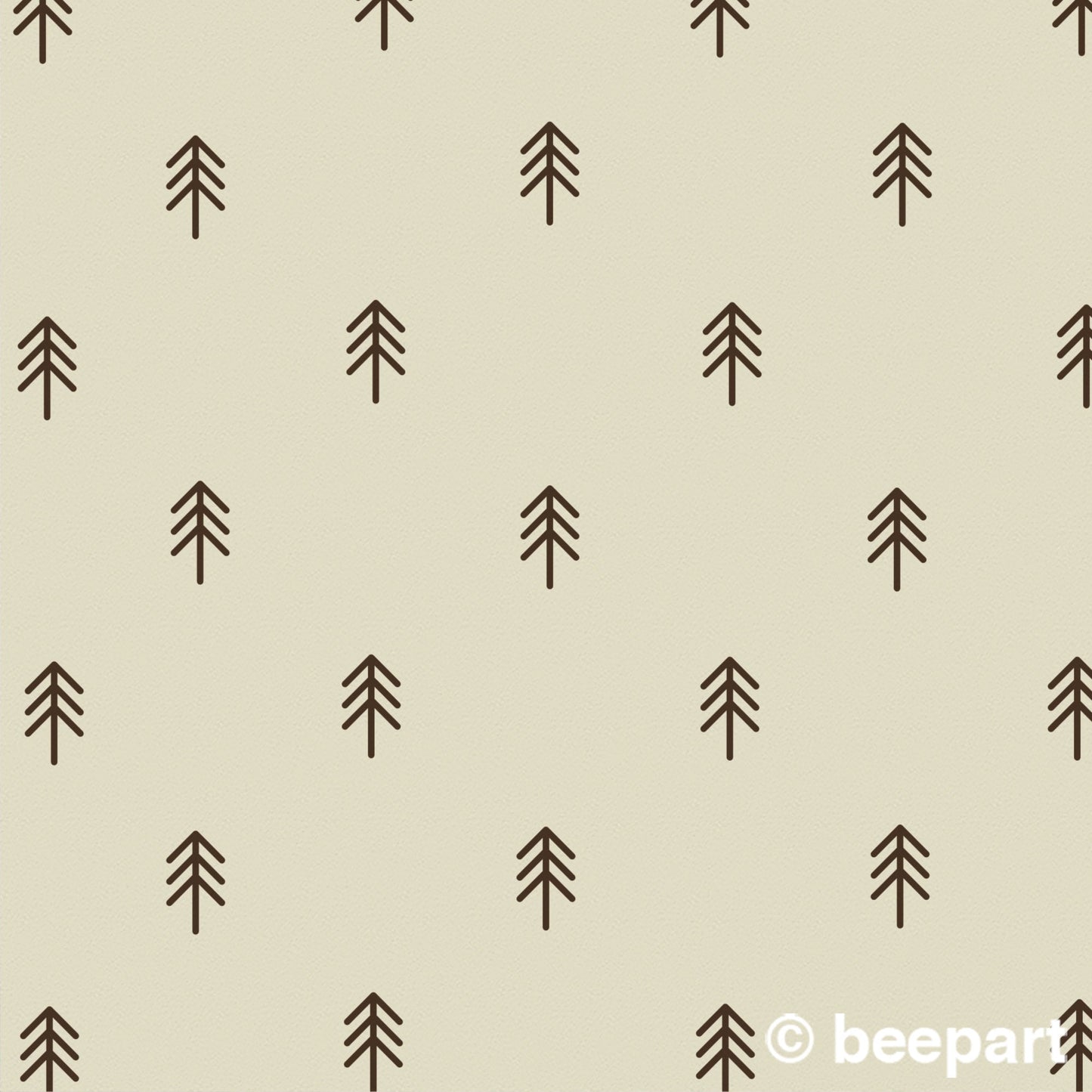 Forest trees wall decal- tree pattern, forest decals, woods, outdoors, wilderness art, tree stickers, forest art