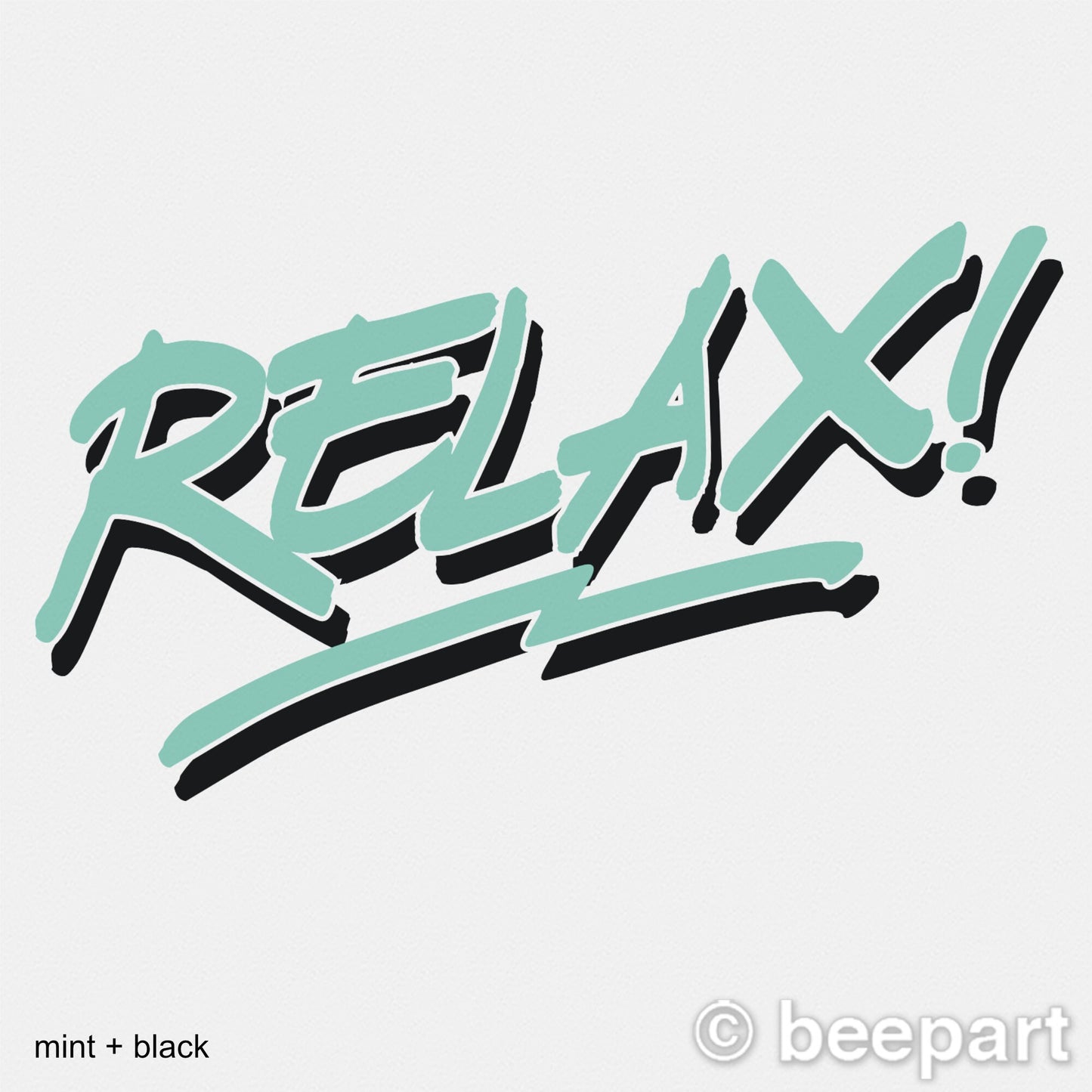 RELAX! Wall Decal | 80s Retro Vinyl Quote Sticker – Frankie Goes to Hollywood