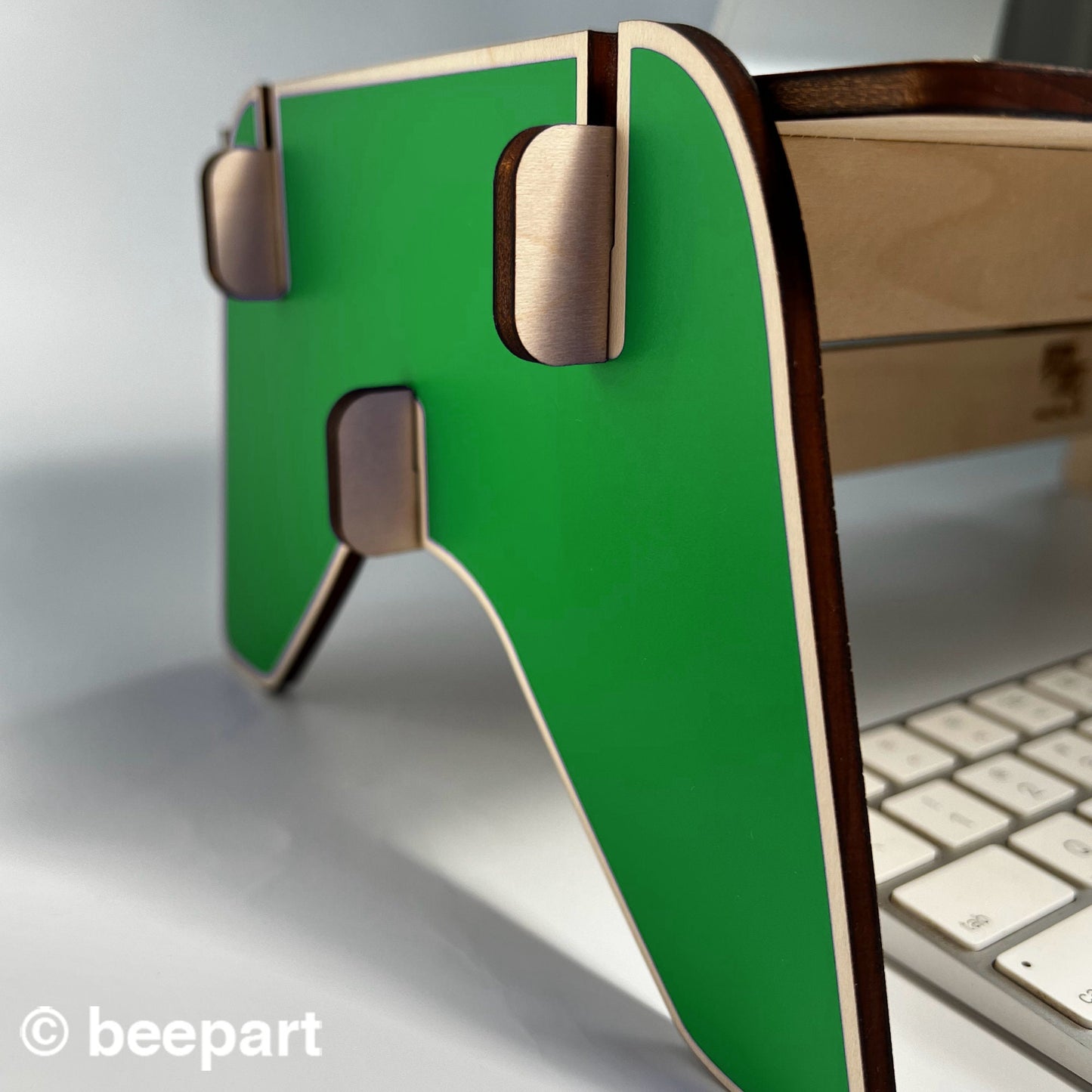MAINFRAME Wood Monitor Stand | Ergonomic Desk Riser – 2 Sizes & 24 Colours