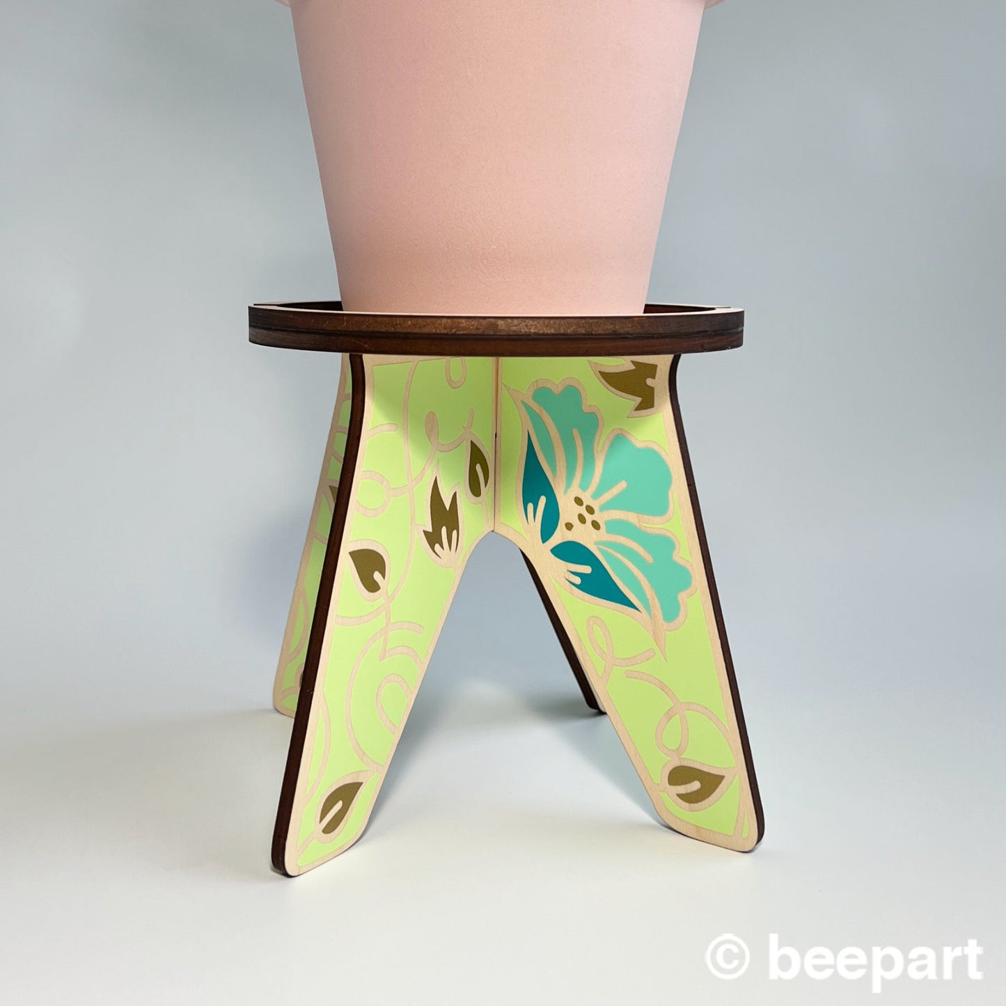 CLEMENTINE Wooden Plant Stand