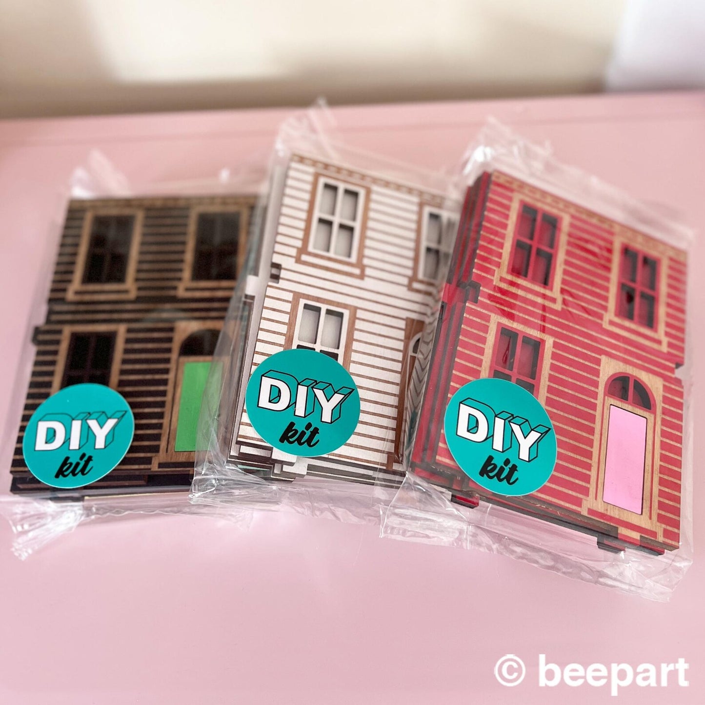 Build Your Own Miniature Row House DIY Kit