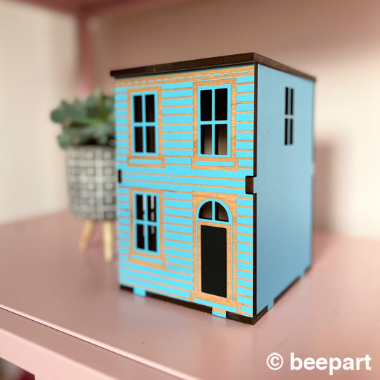 Build Your Own Miniature Row House DIY Kit