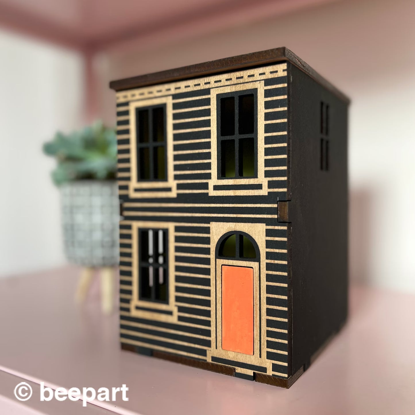 Build Your Own Miniature Row House DIY Kit