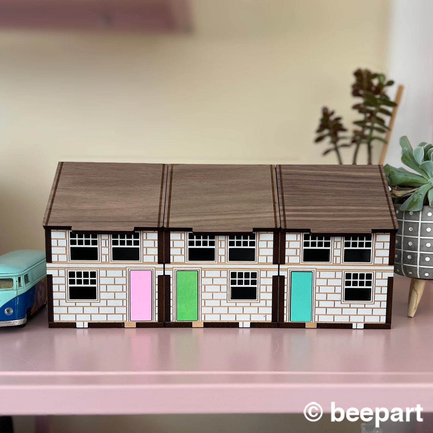 Halifax Hydrostone Miniature House: East Coast Wooden Row House