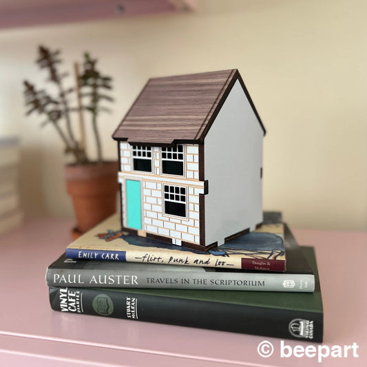 Halifax Hydrostone Miniature House: East Coast Wooden Row House