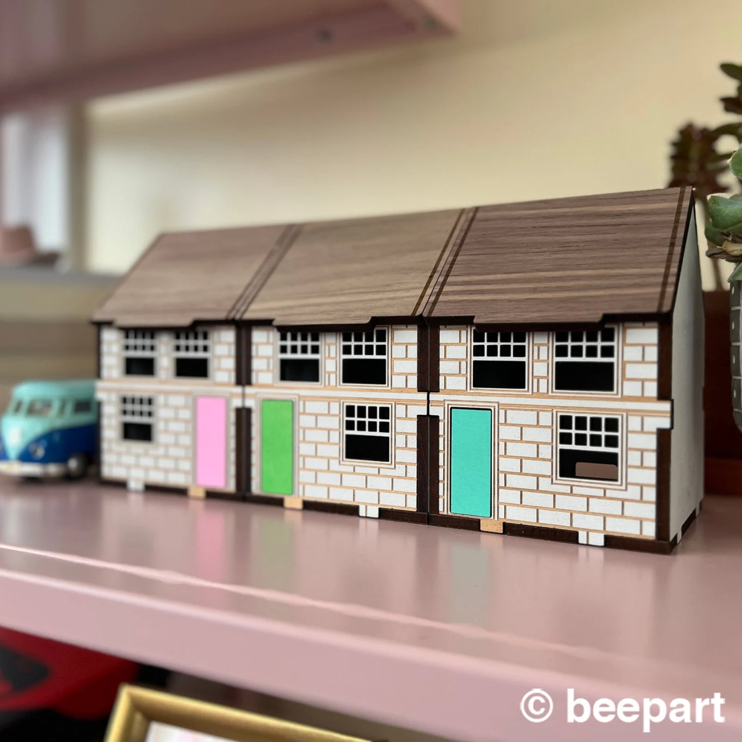 Halifax Hydrostone Miniature House: East Coast Wooden Row House