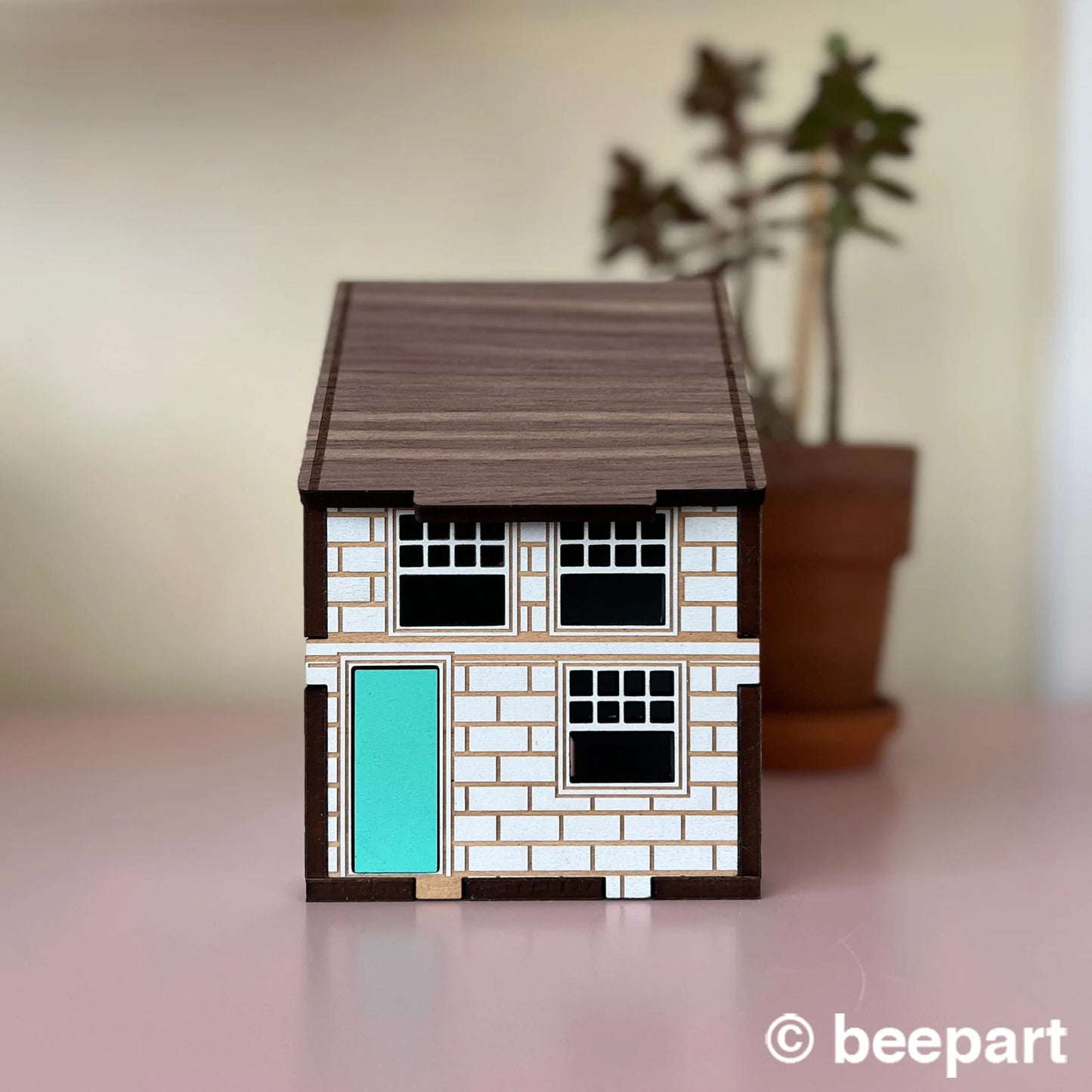 Halifax Hydrostone Miniature House: East Coast Wooden Row House