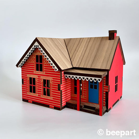 Wooden Farmhouse Miniature- Prince Edward Island Style 1:48 scale