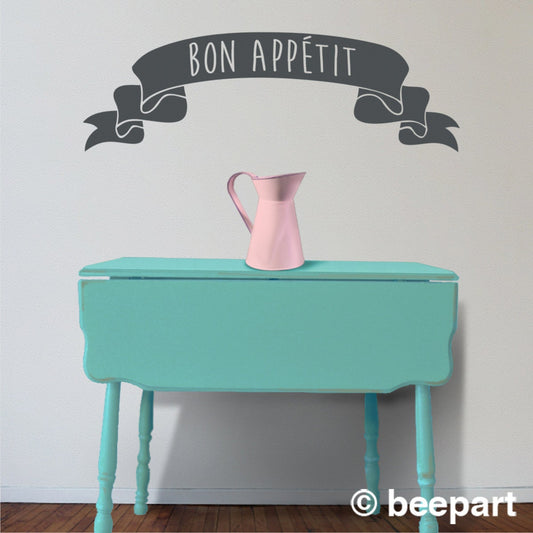 Personalized Banner Wall Decal | Custom Text, Nursery & Kitchen Decor