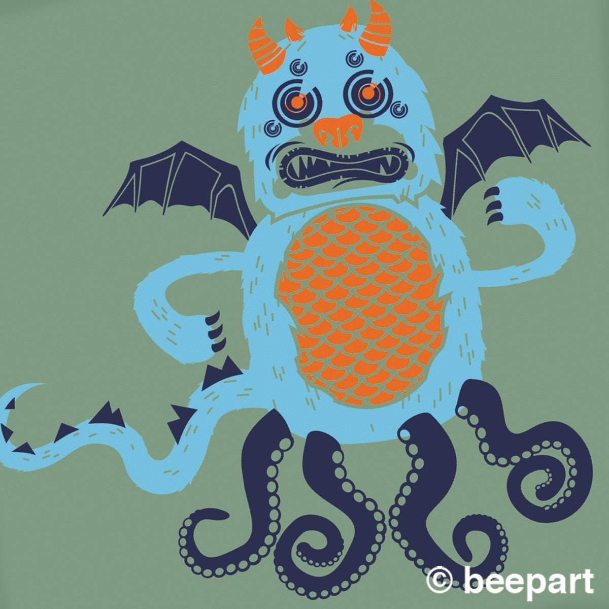 DIY Monster Wall Decal Kit – Make Your Own Monster Mural