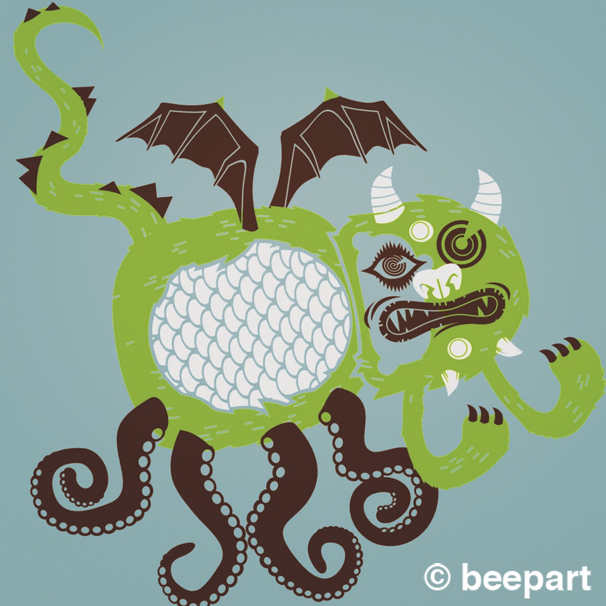 DIY Monster Wall Decal Kit – Make Your Own Monster Mural