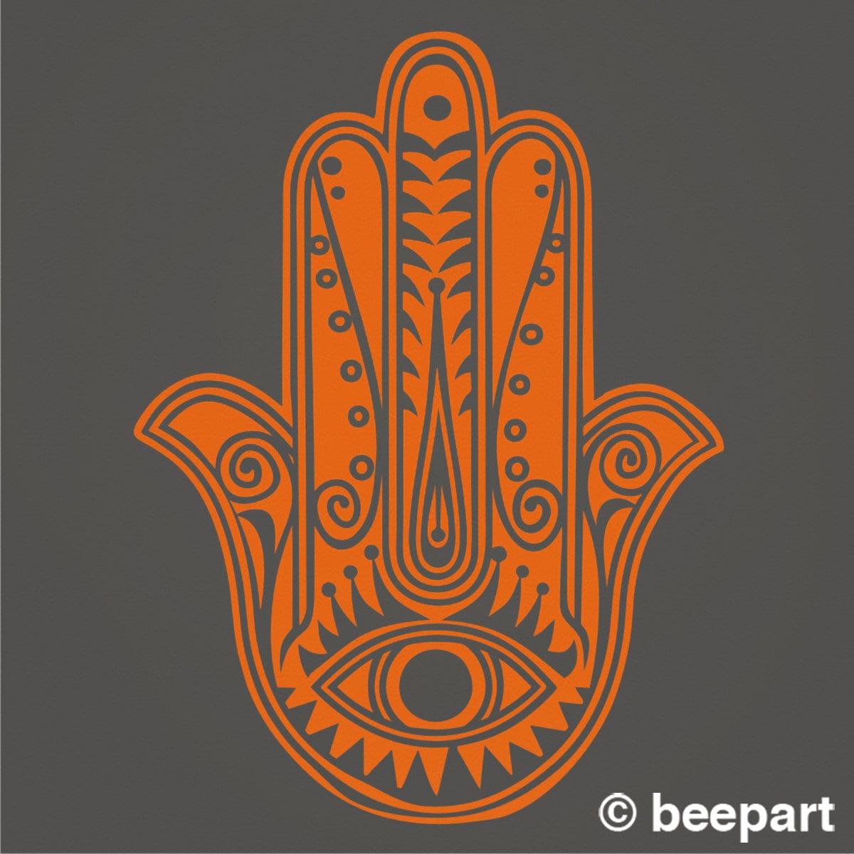 Large Hamsa Wall Decal | Yoga Studio & Living Room Decor