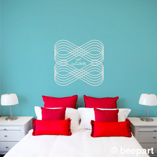Eternal Love Wall Decal | Custom Infinity Script Home & Nursery Decor