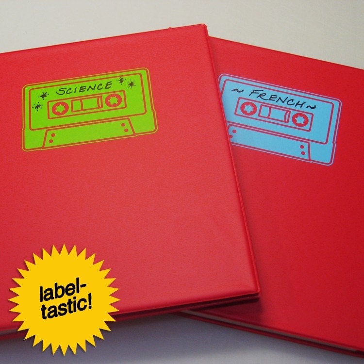 Cassette Tape Vinyl Sticker 3-Pack | Mix Tape Decals