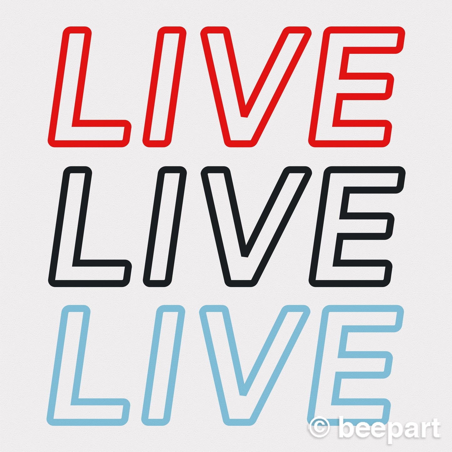Custom Word Wall Decal – 3D Style Lettering