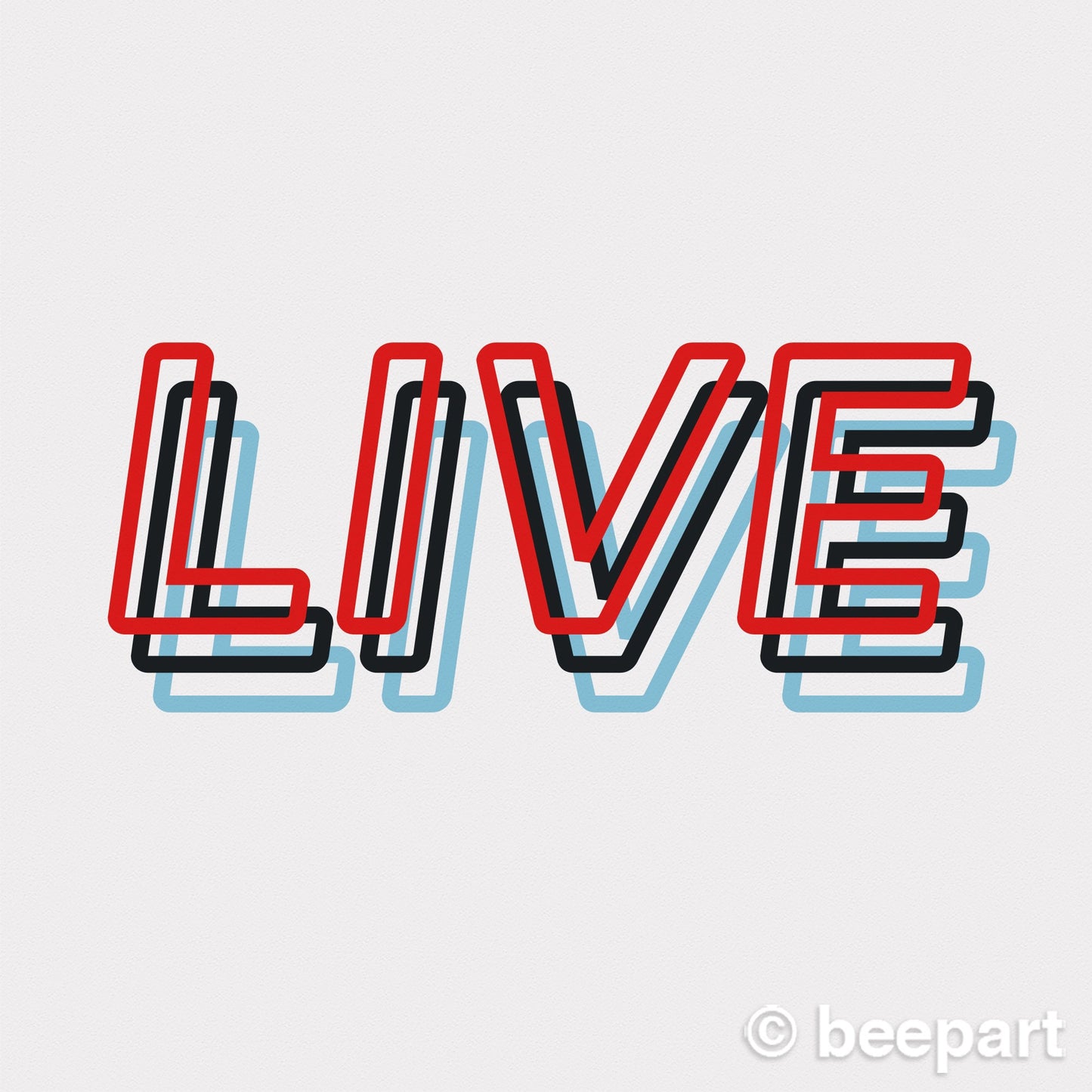 Custom Word Wall Decal – 3D Style Lettering