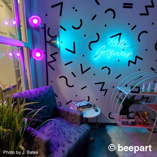 80s style abstract pattern wall decal set Memphis group inspired