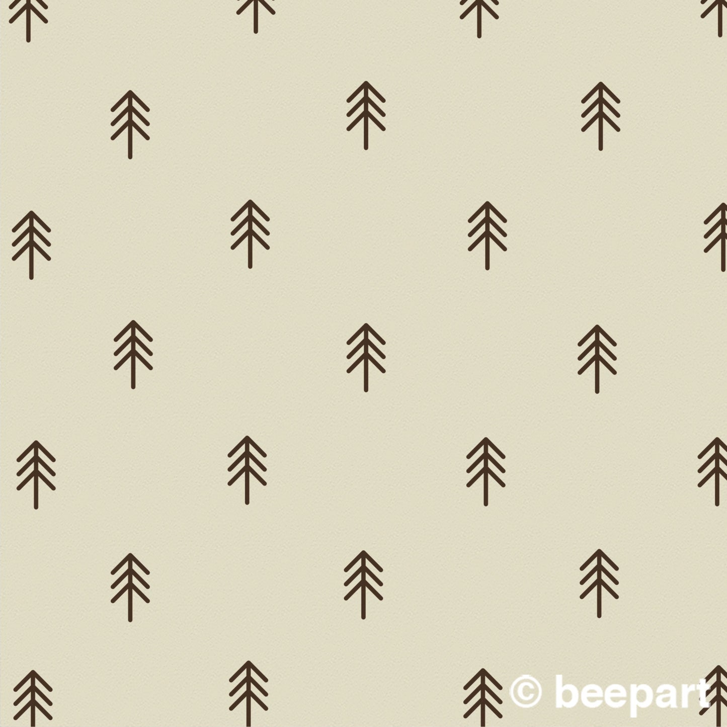 Tree Pattern Wall Decals – Modern Forest Decal Set for Home, Office & Nursery