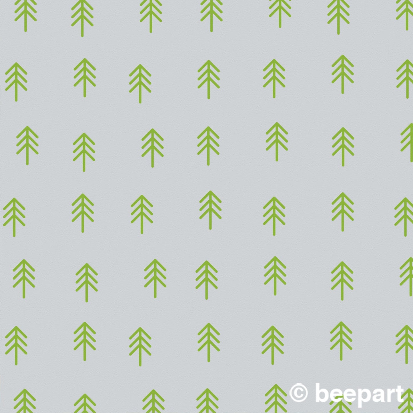 Forest trees wall decal- tree pattern, forest decals, woods, outdoors, wilderness art, tree stickers, forest art