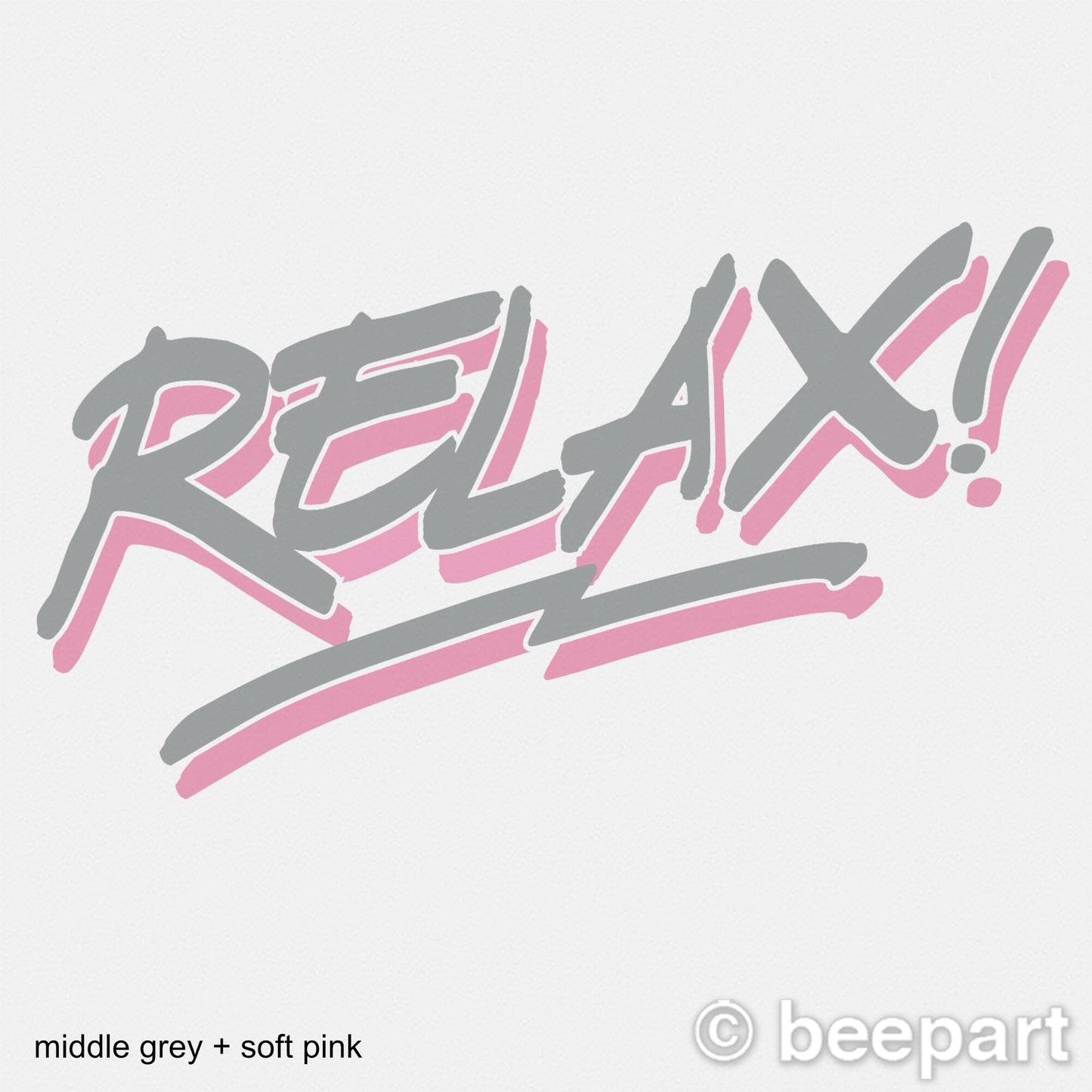 RELAX! Wall Decal | 80s Retro Vinyl Quote Sticker – Frankie Goes to Hollywood