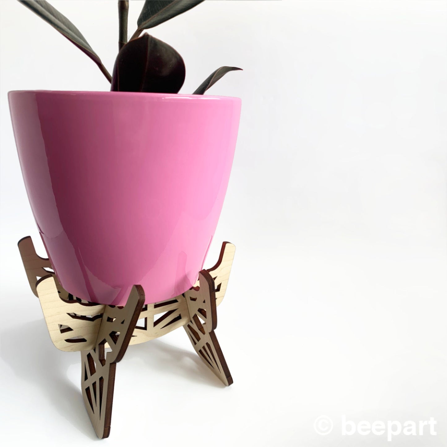 Wood plant stand for 6" pot indoor plant holder ornate wooden plant stand contemporary interior design house plant holder