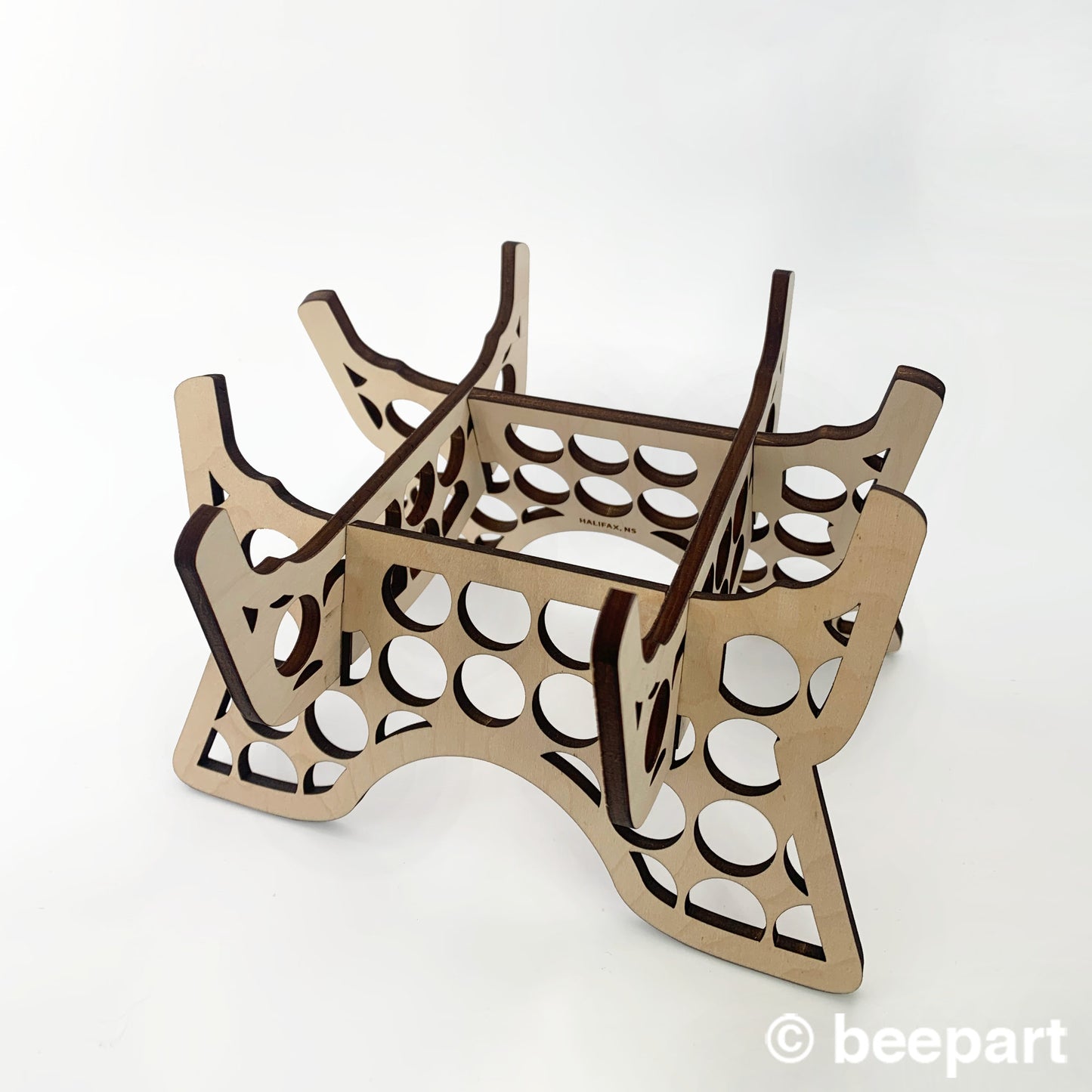 BUNCO Wooden Plant Stand | Indoor Plant Riser for 5–6" Pots