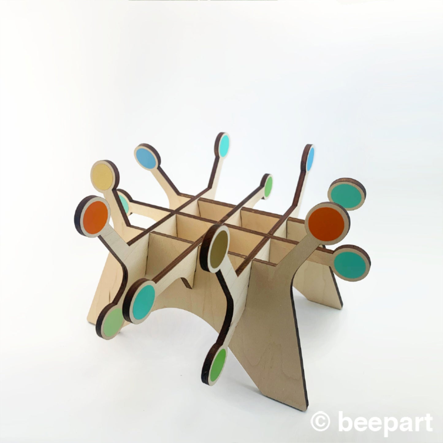 KOSMOS starburst plant stand, house plant holder, for 5" pot, atomic starburst, mid century modern, indoor plant stand, plant riser, retro