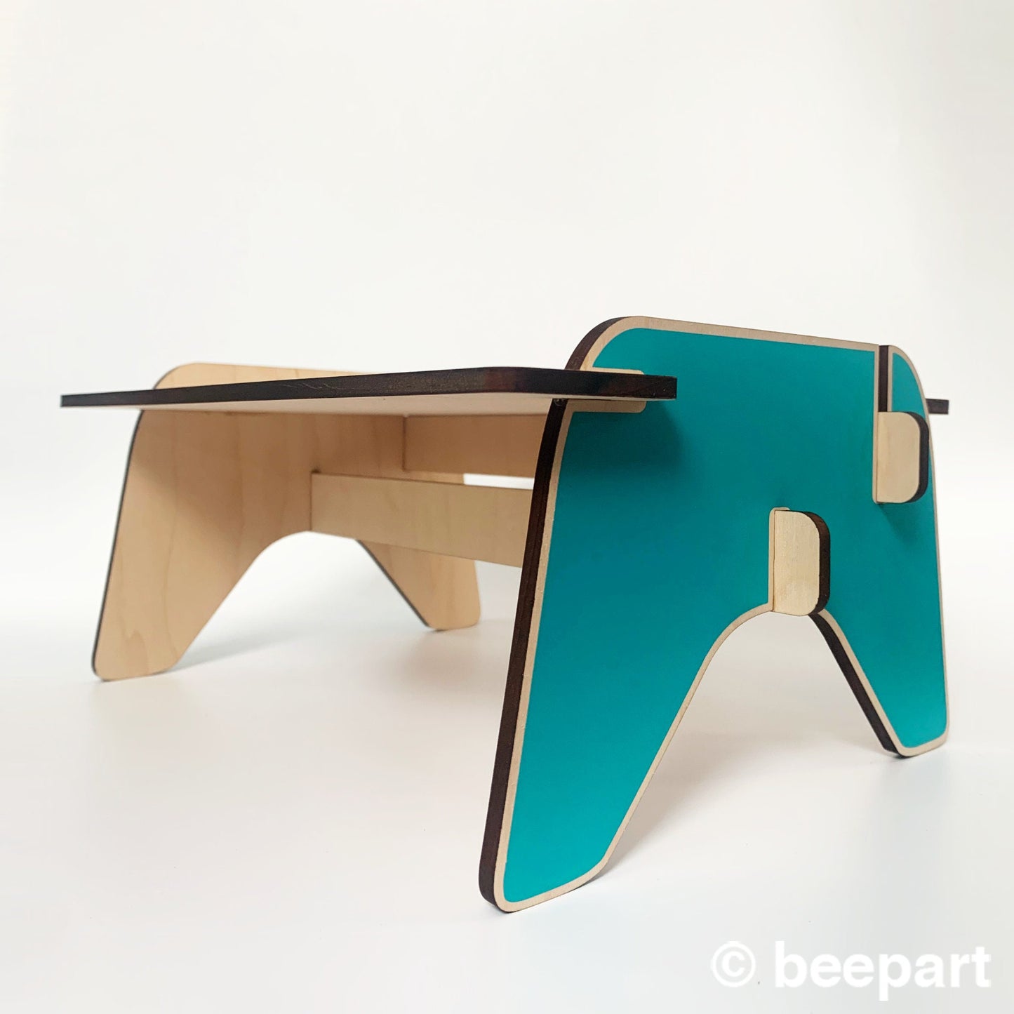 MINTO Wood Monitor Stand | Ergonomic Desk Riser – Custom Colour