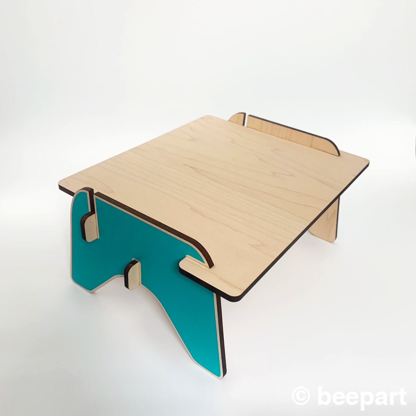 MINTO Wood Monitor Stand | Ergonomic Desk Riser – Custom Colour