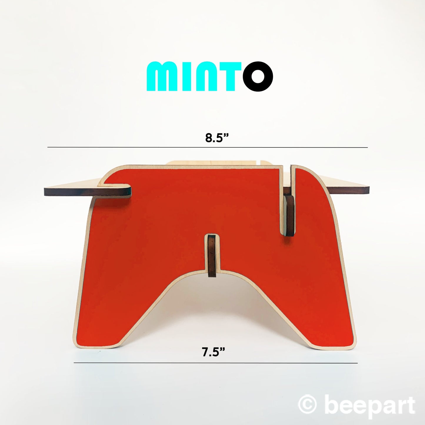 MINTO Wood Monitor Stand | Ergonomic Desk Riser – Custom Colour