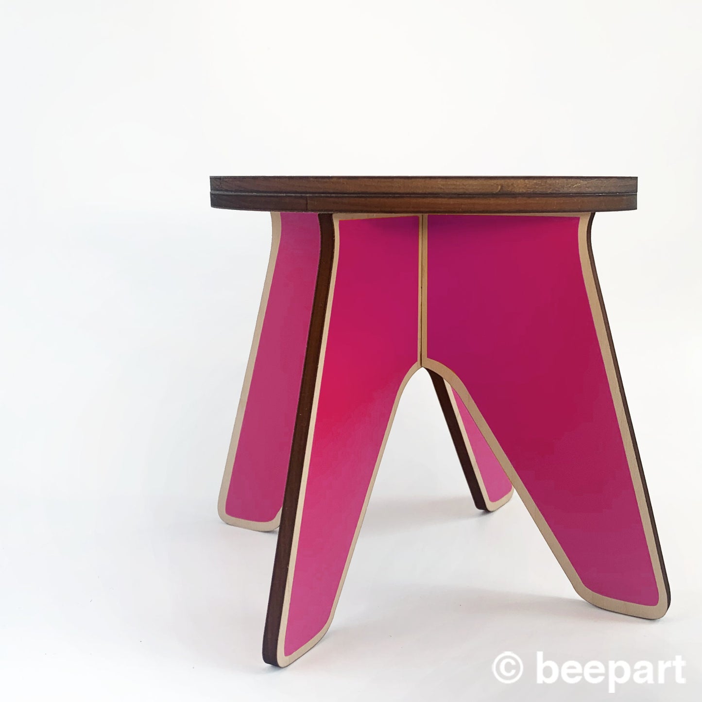 LOOOP Wood Plant Stand | Custom Colour Indoor Plant Holder – 4 Sizes