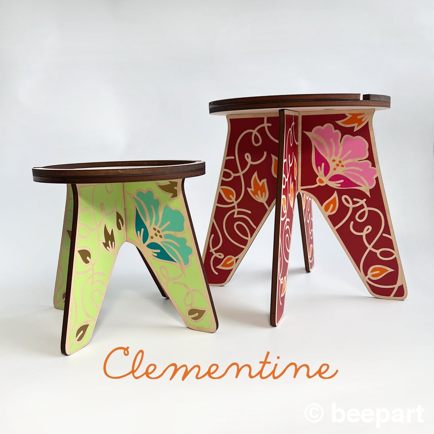 CLEMENTINE Wooden Plant Stand