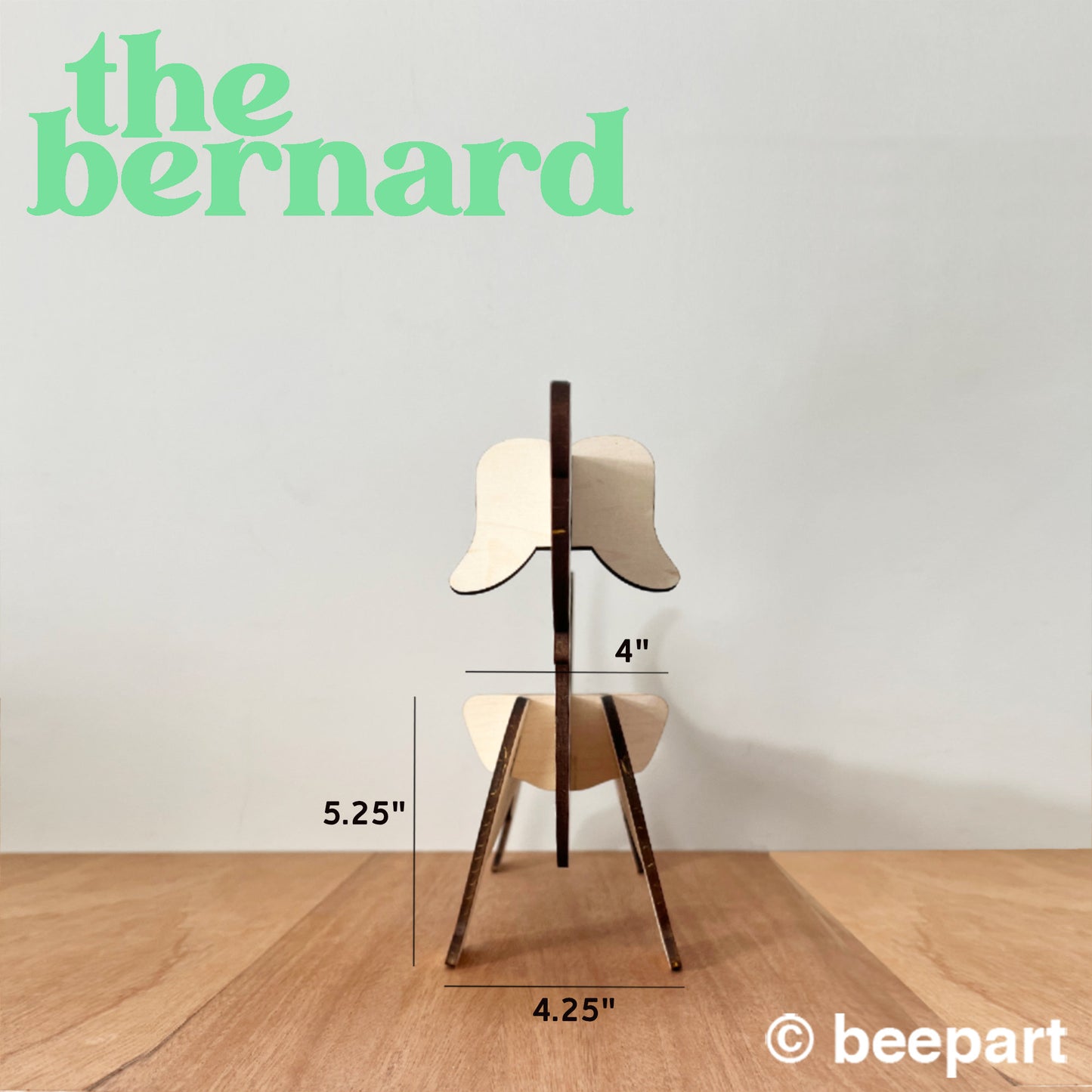 BERNARD Dachshund Plant Stand | Dog Shaped Wood Indoor Plant Holder